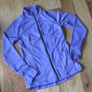 Under Armour full zip jacket. Light purple.
